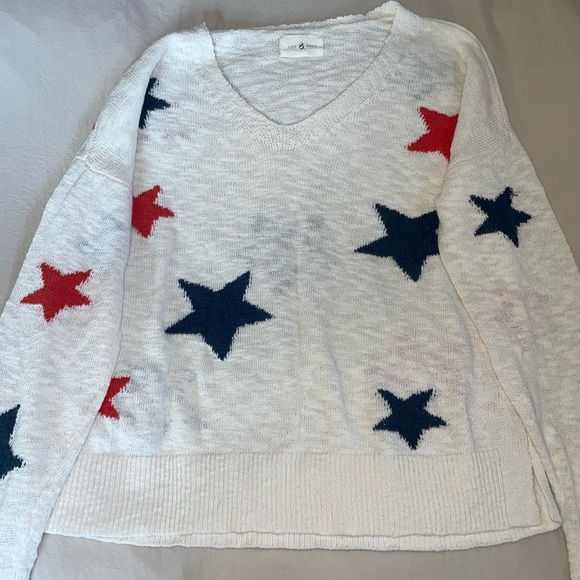 Lou & Grey Star Scoop Neck Pullover Sweater
Long Sleeve Cotton Blend Womens S - Picture 3 of 6